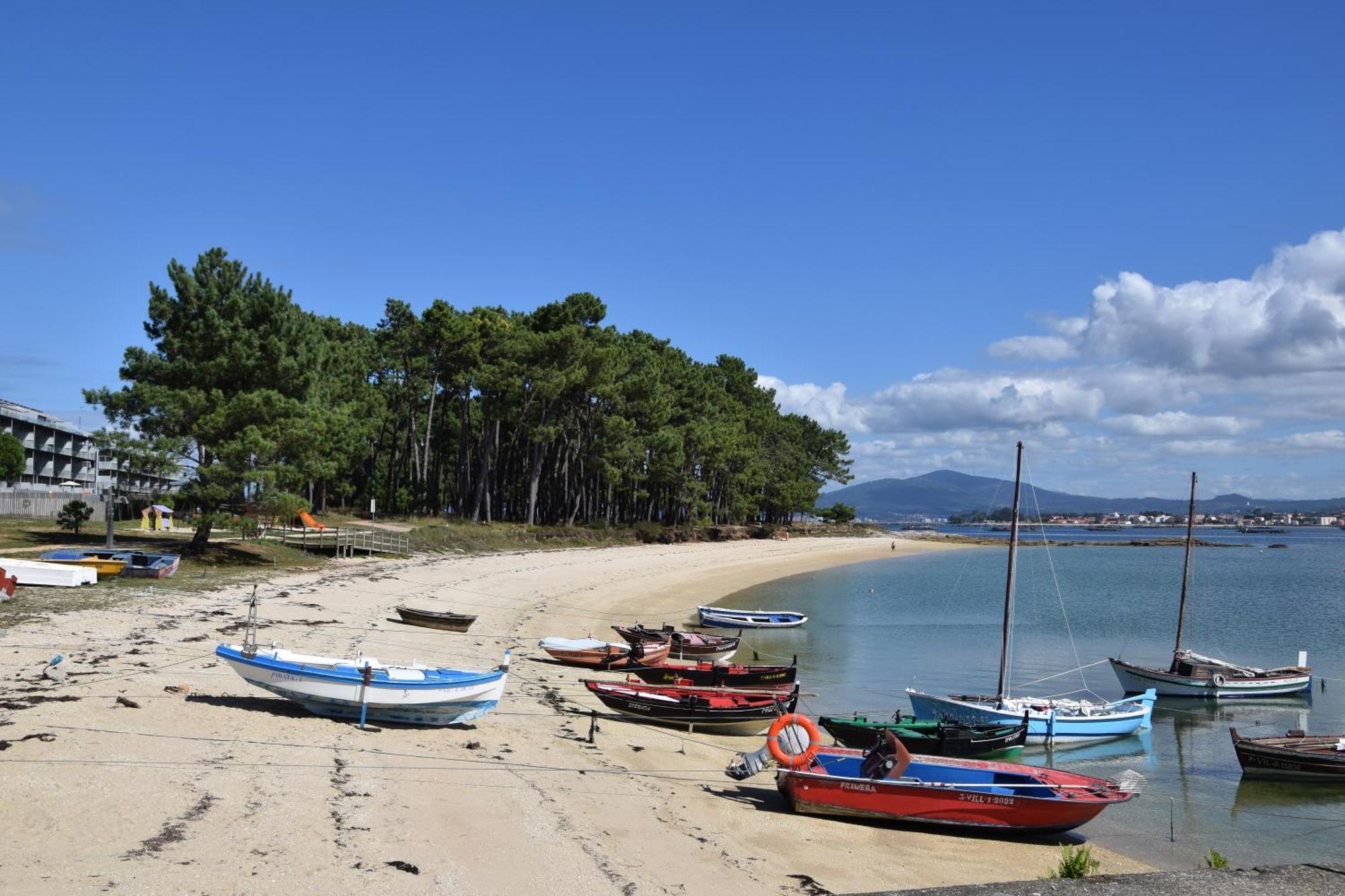 Apartamento De Mar Y Playa En Illa De Arousa Eksteriør billede